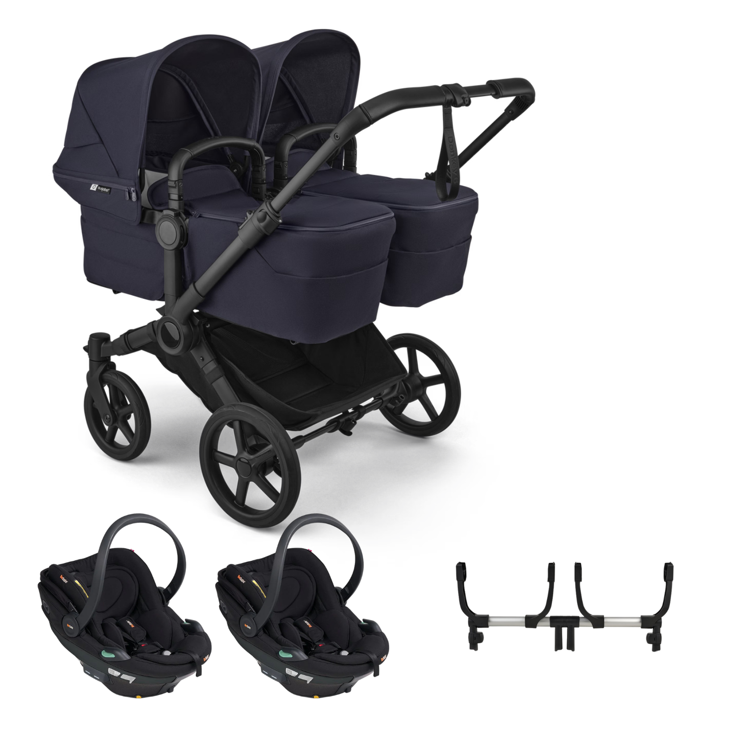 Bugaboo Donkey 6 Twin with BeSafe Go Beyond 2 Travel System