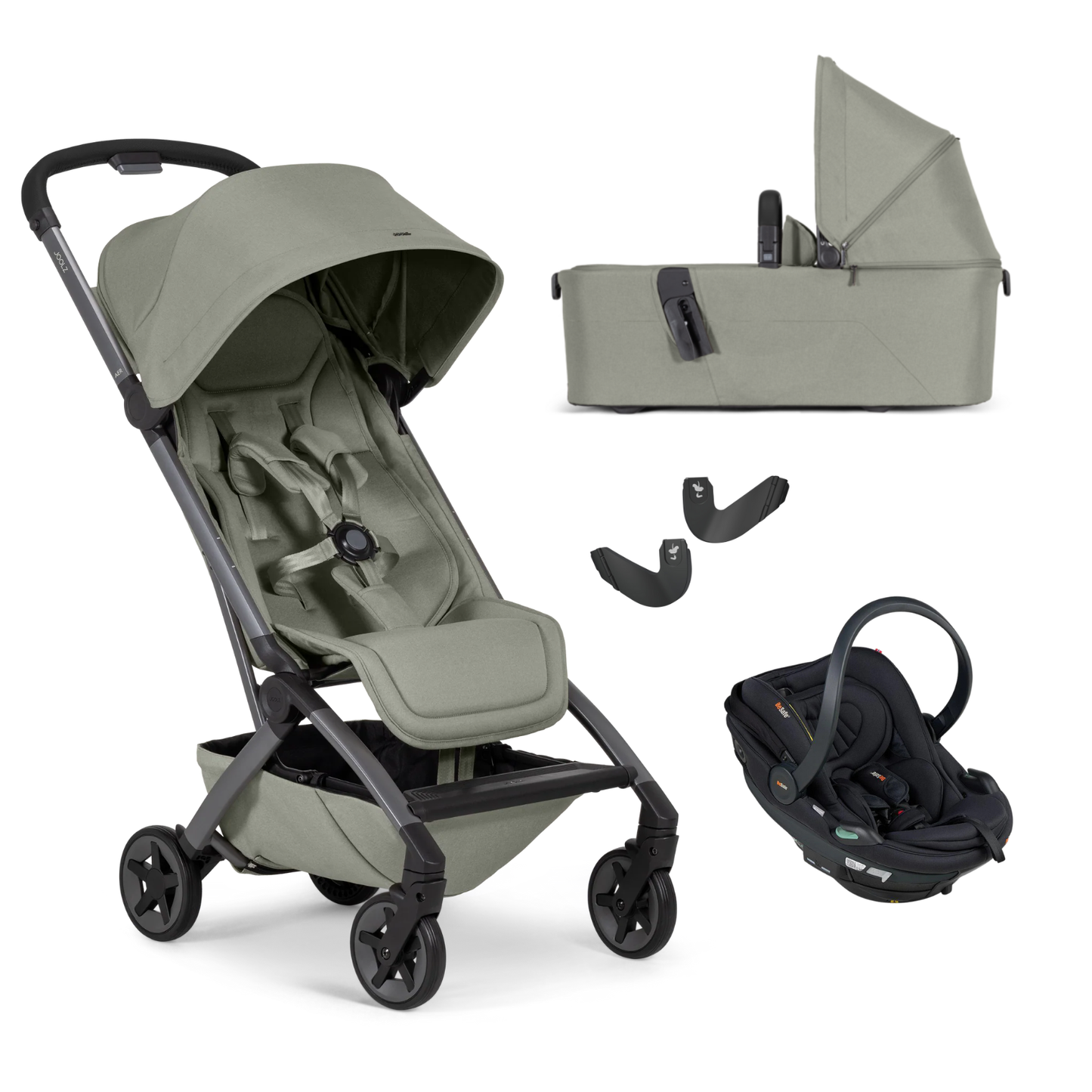 Joolz Aer 2 + Carrycot with BeSafe Go Beyond 2 Travel System