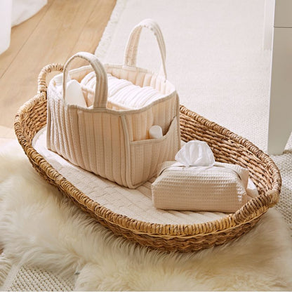 CuddleCo Nappy Caddy - Cashmere Waffle