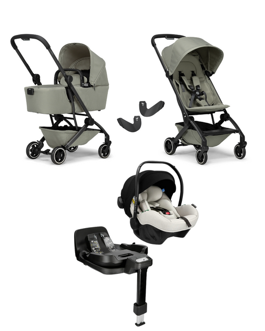 Joolz Aer+ with Cot Bundle with Avionaut Pixel Pro 2.0C & Orbit IQ Rotating Isofix Base