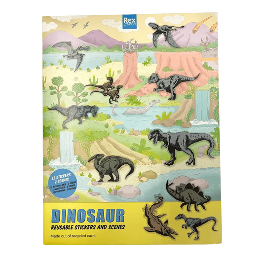 Rex London Prehistoric Land Reusable Stickers and Scenes