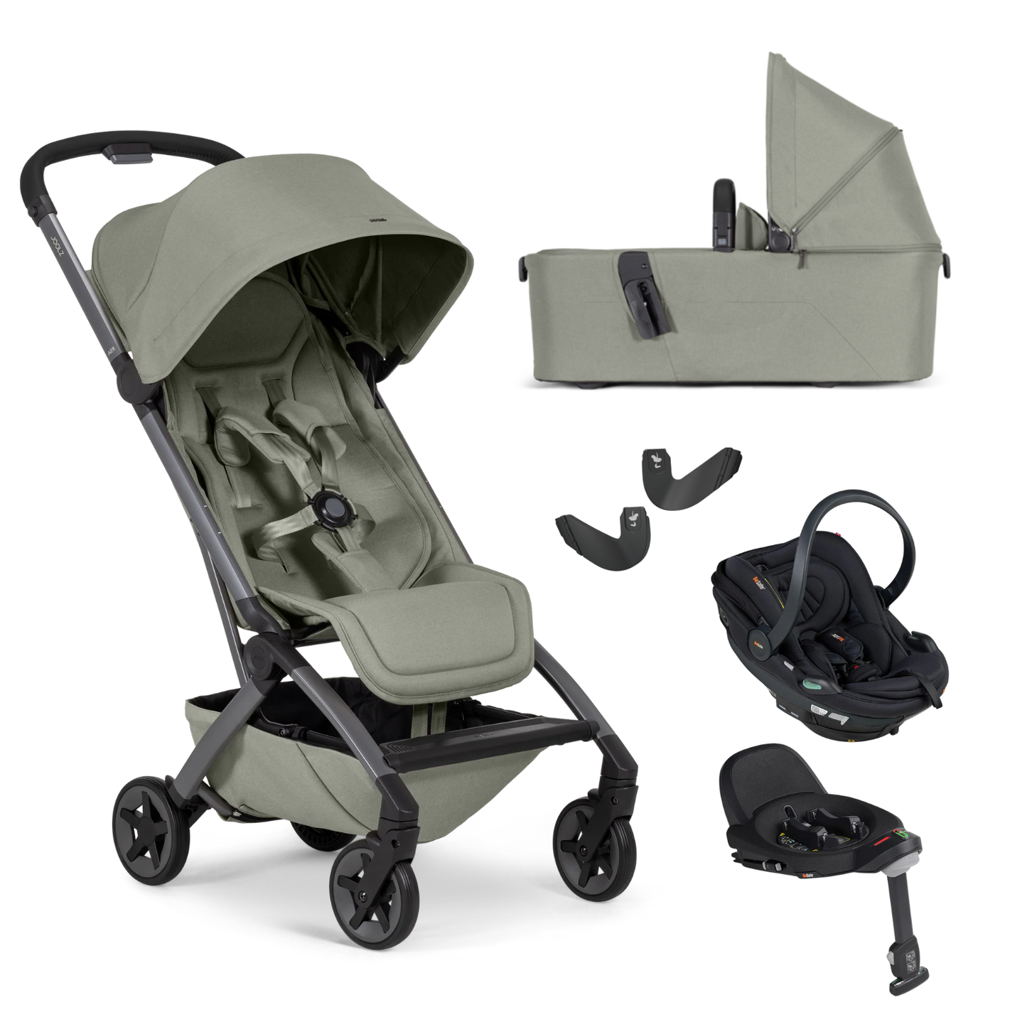 Joolz Aer 2 + Carrycot with BeSafe Go Beyond 2 Travel System
