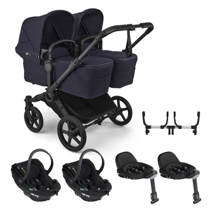 Bugaboo Donkey 6 Twin with BeSafe Go Beyond 2 Travel System