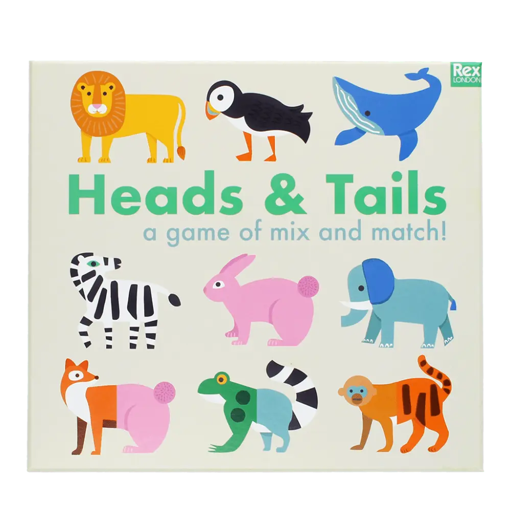 Rex London Heads and Tails Game - Animals