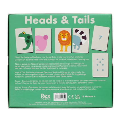 Rex London Heads and Tails Game - Animals