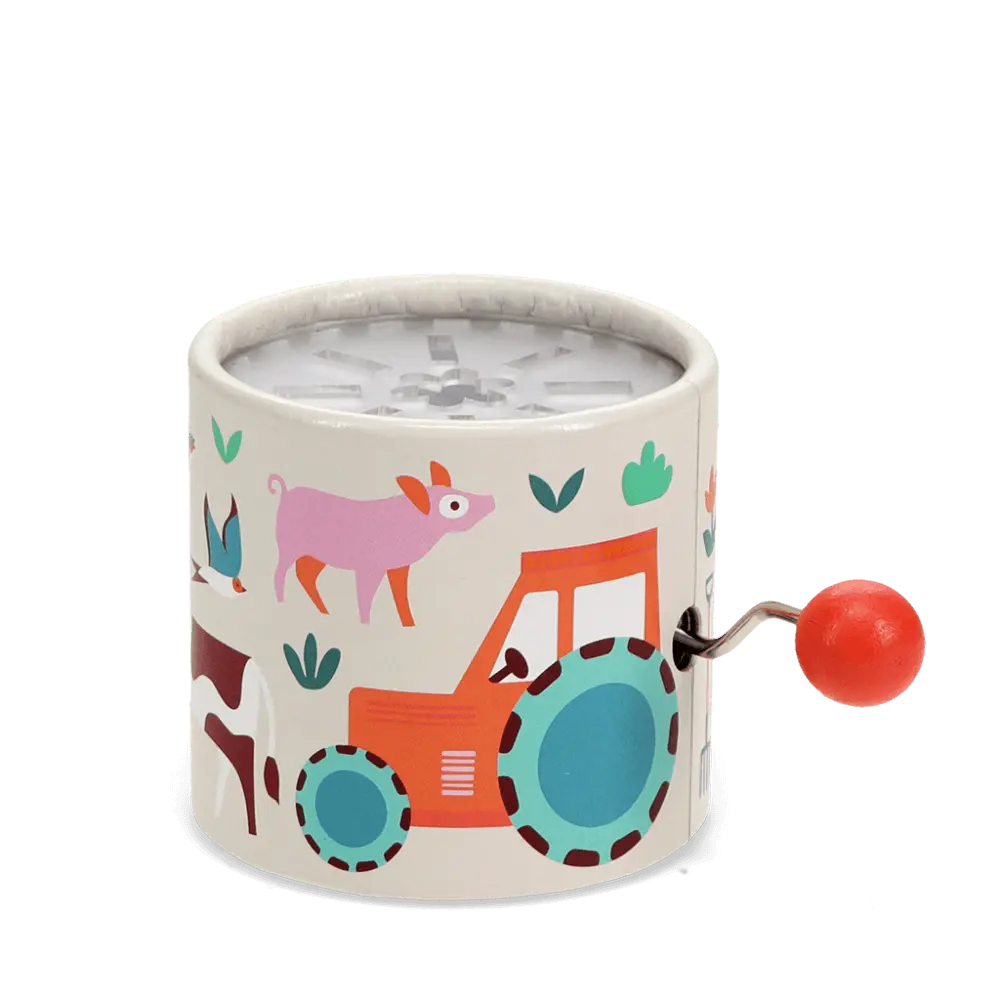 Rex London Winding Music Box - Farmyard