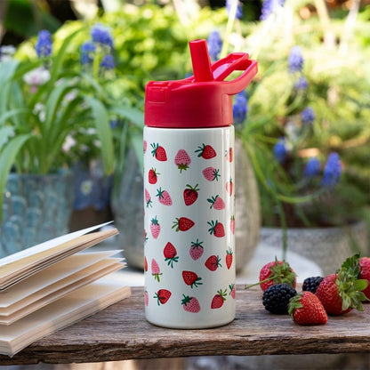 Rex London Children's Water Bottle - Little Strawberry