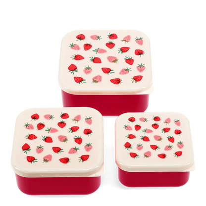 Rex London Snack Boxes - Little Strawberry