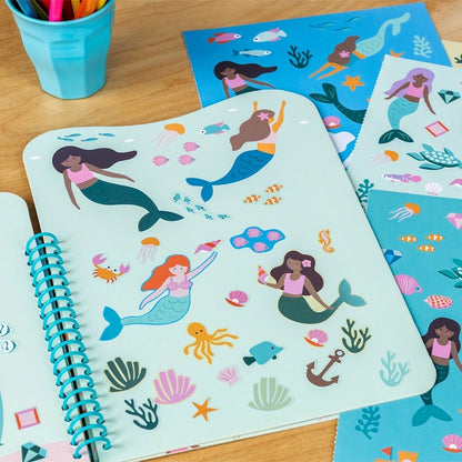 Rex London Reusable Sticker Book - Mermaid
