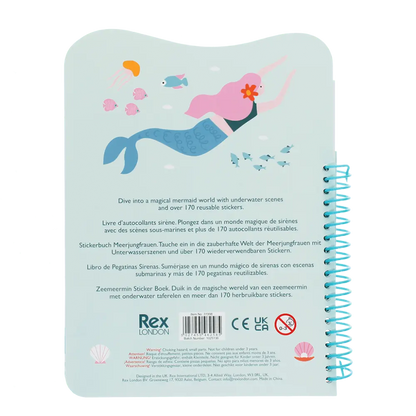 Rex London Reusable Sticker Book - Mermaid