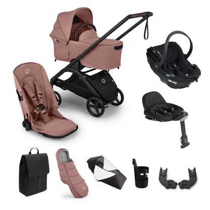 Bugaboo Dragonfly Plus Essential Bundle with BeSafe Go Beyond2 Travel System