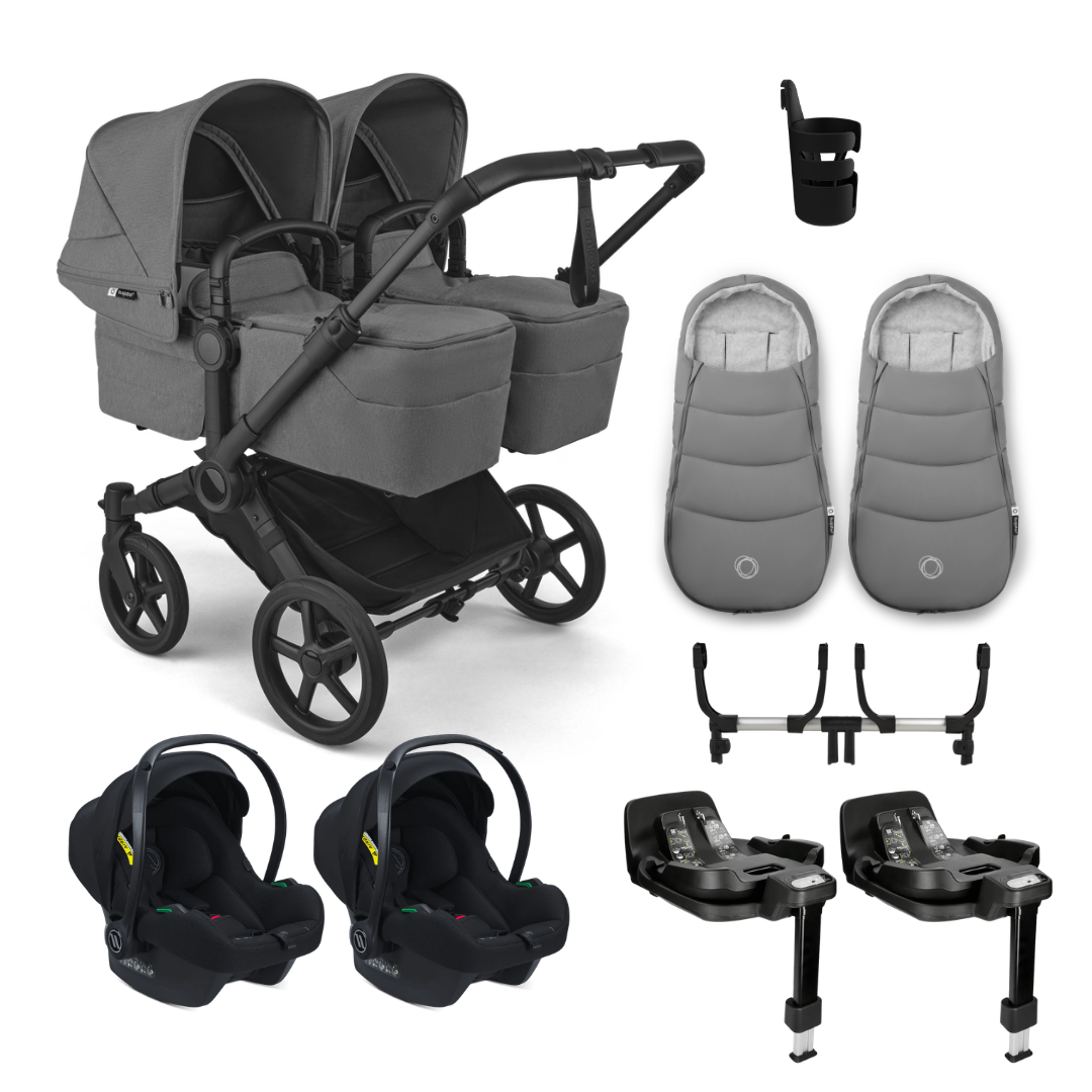 Bugaboo Donkey Twin Complete Bundle with Avionaut Cosmo Smart Travel System
