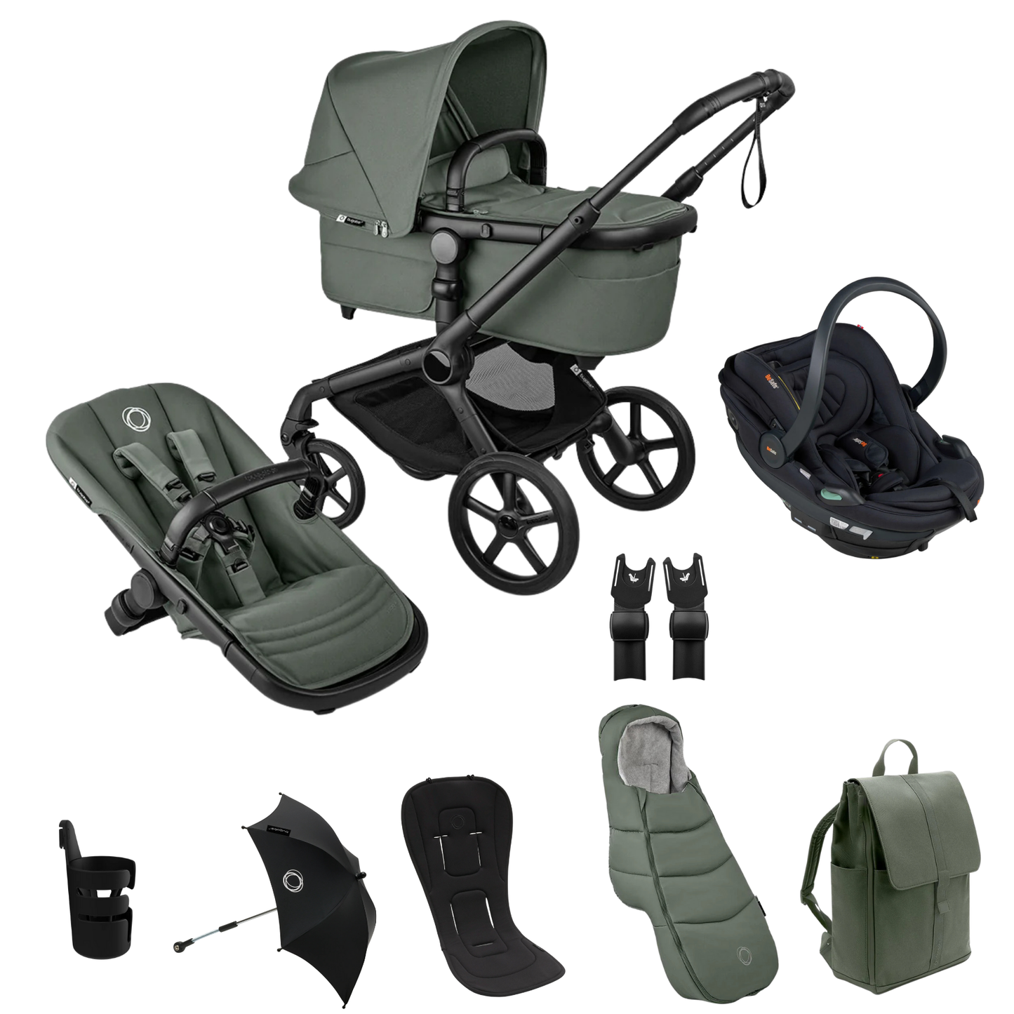 Bugaboo Fox 5 Renew Complete Bundle with BeSafe Go Beyond 2 Travel System