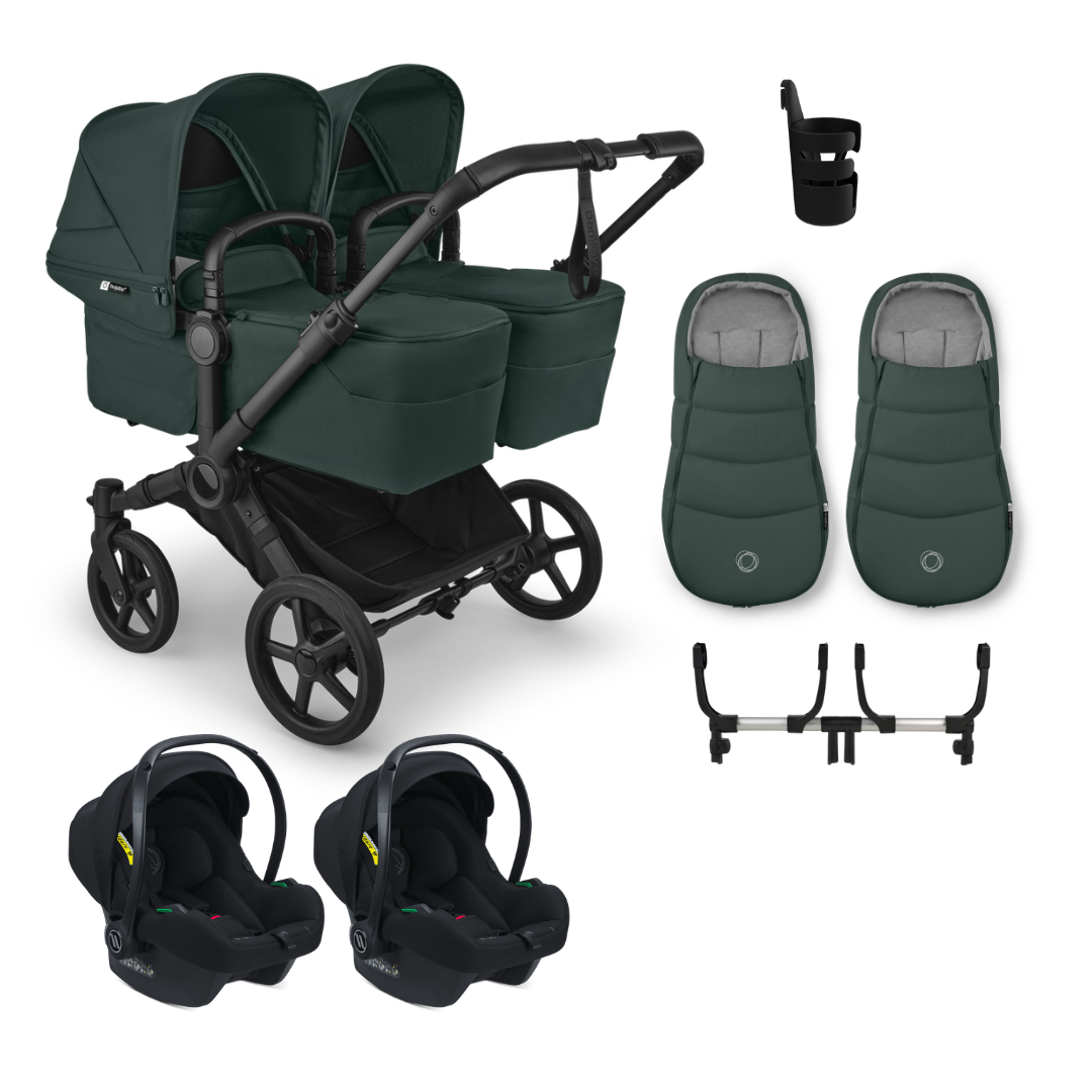 Bugaboo Donkey Twin Complete Bundle with Avionaut Cosmo Smart Travel System