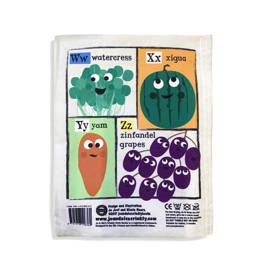 Nursery Times Crinkly Newspaper - Fruit & Veg Abc image 3