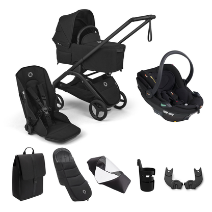 Bugaboo Dragonfly Plus Essential Bundle with BeSafe Go Beyond2 Travel System