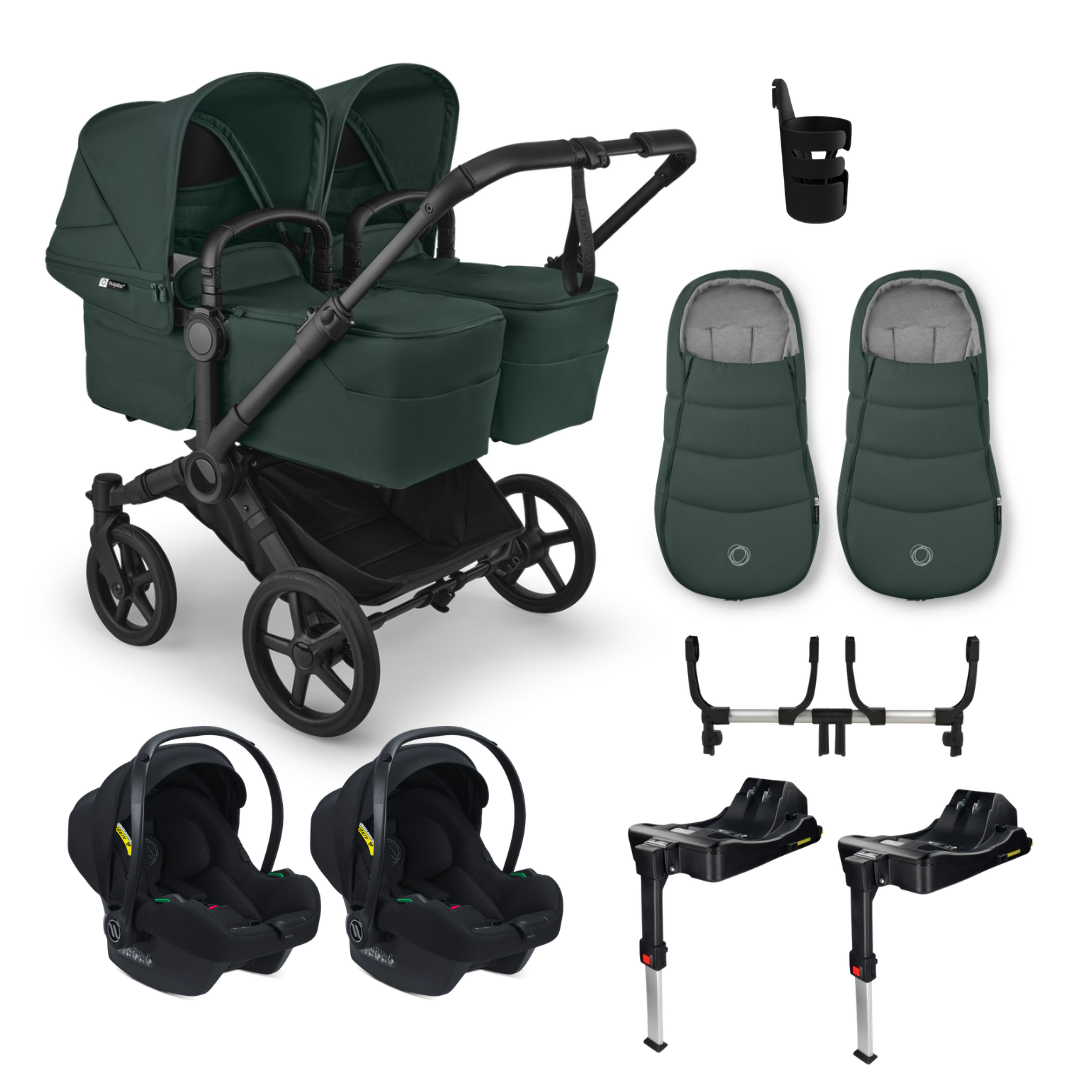 Bugaboo Donkey Twin Complete Bundle with Avionaut Cosmo Smart Travel System