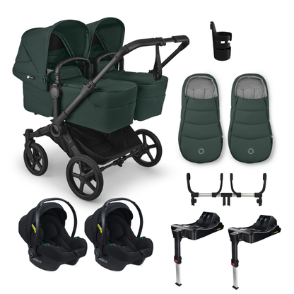 Bugaboo Donkey Twin Complete Bundle with Avionaut Cosmo Smart Travel System
