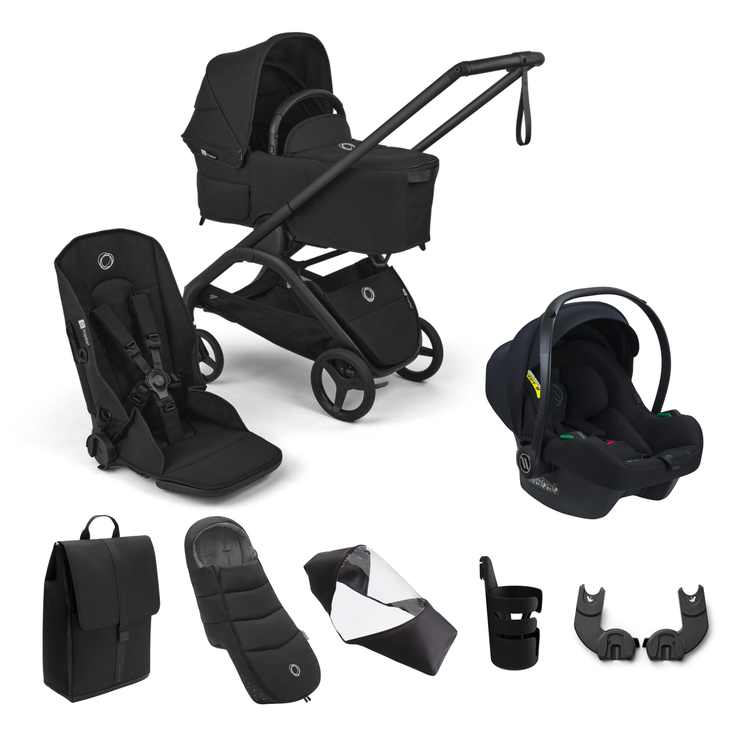 Bugaboo Dragonfly Plus Essential Bundle with Avionaut Cosmo Smart Travel System