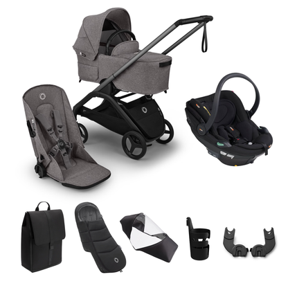 Bugaboo Dragonfly Plus Essential Bundle with BeSafe Go Beyond2 Travel System