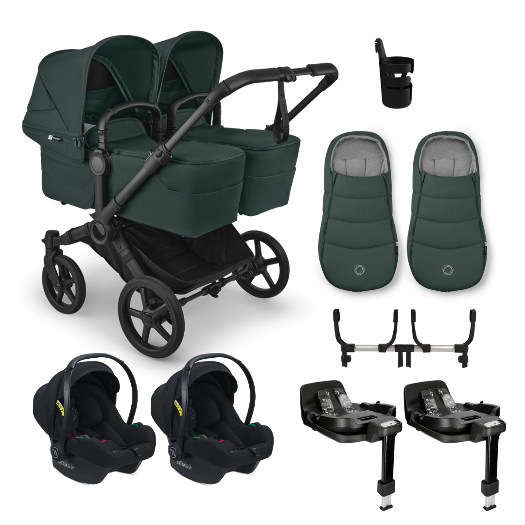 Bugaboo Donkey Twin Complete Bundle with Avionaut Cosmo Smart Travel System