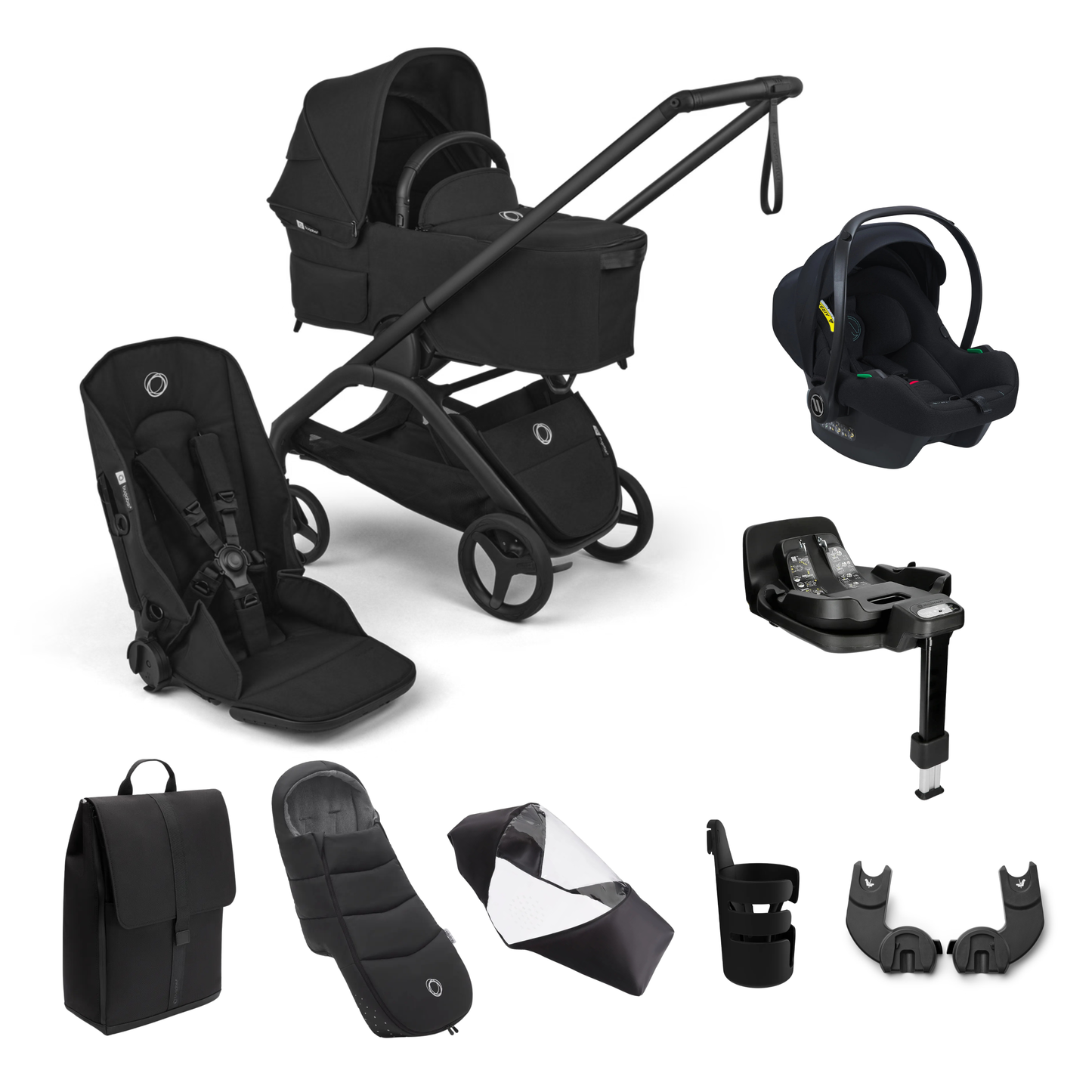 Bugaboo Dragonfly Plus Essential Bundle with Avionaut Cosmo Smart Travel System