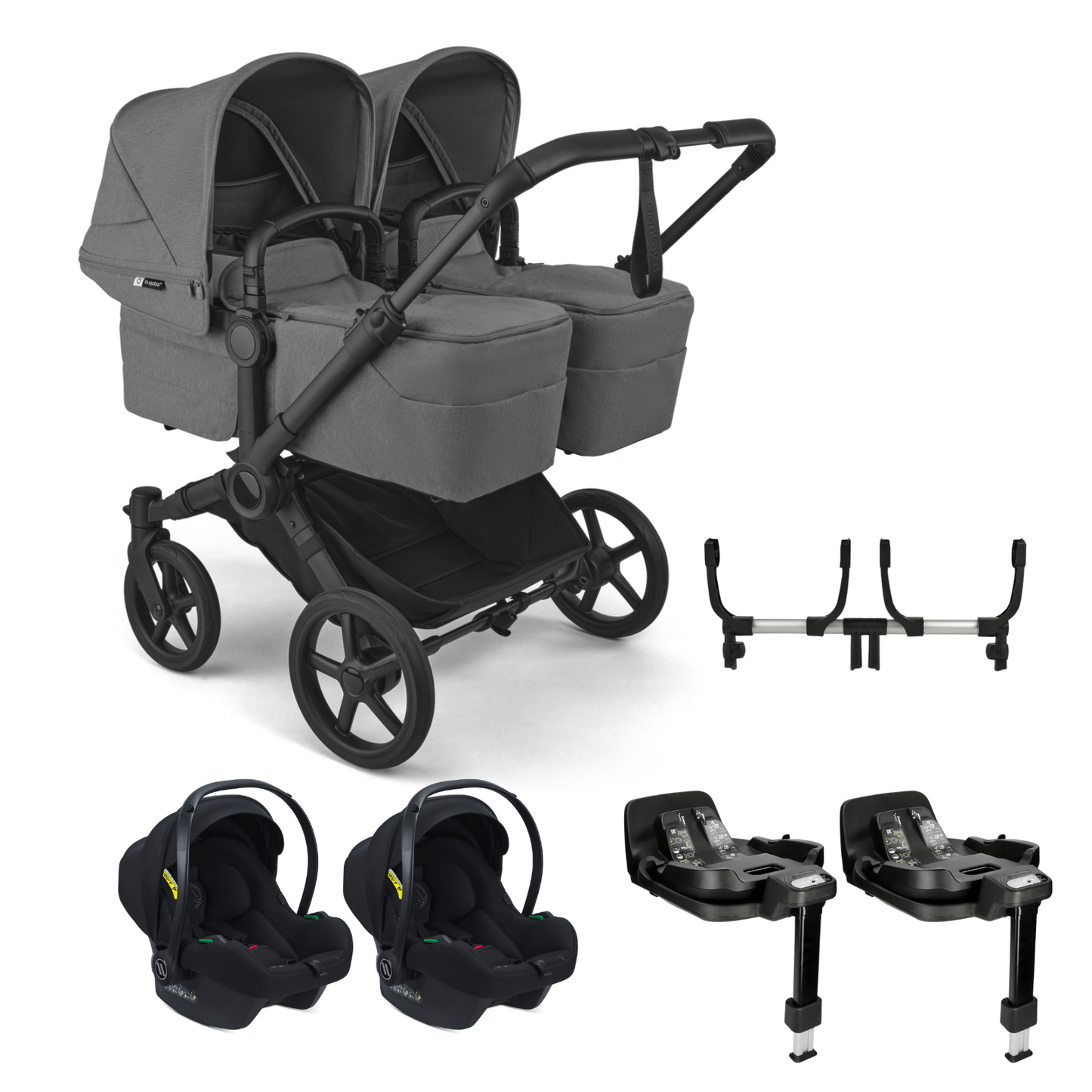 Bugaboo Donkey 6 Twin with Avionaut Cosmo Smart Travel System