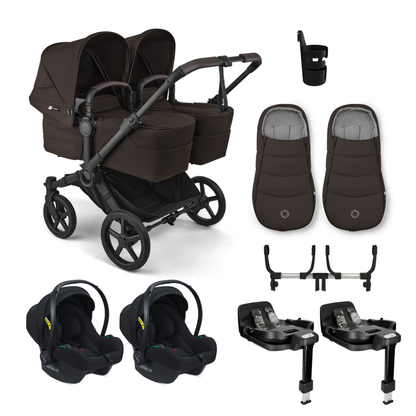 Bugaboo Donkey Twin Complete Bundle with Avionaut Cosmo Smart Travel System