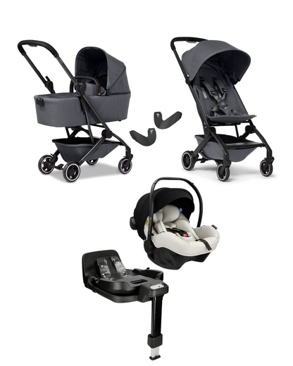 Joolz Aer+ with Cot Bundle with Avionaut Pixel Pro 2.0C & Orbit IQ Rotating Isofix Base