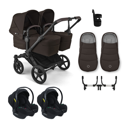 Bugaboo Donkey Twin Complete Bundle with Avionaut Cosmo Smart Travel System