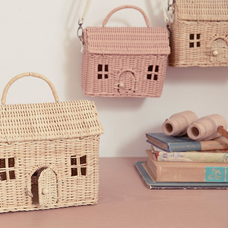 Olli Ella Rattan Casa Clutch image 2