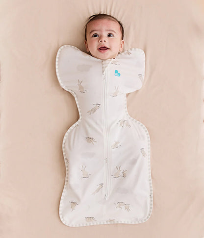 Love To Dream Swaddle Up - Cloud Bunnies White 1 Tog