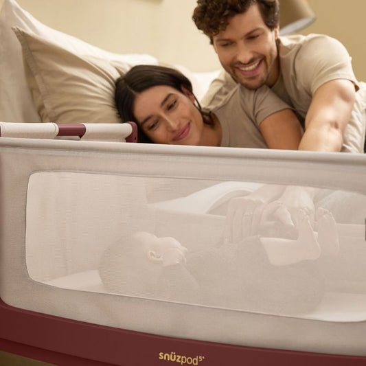 Snüz SnuzPod5 Bedside Crib - Rouge