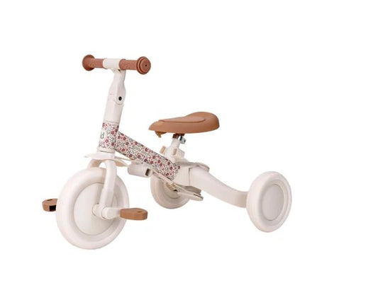 Little Dutch 4 in 1 Trike with Push Bar - Sunny Flower