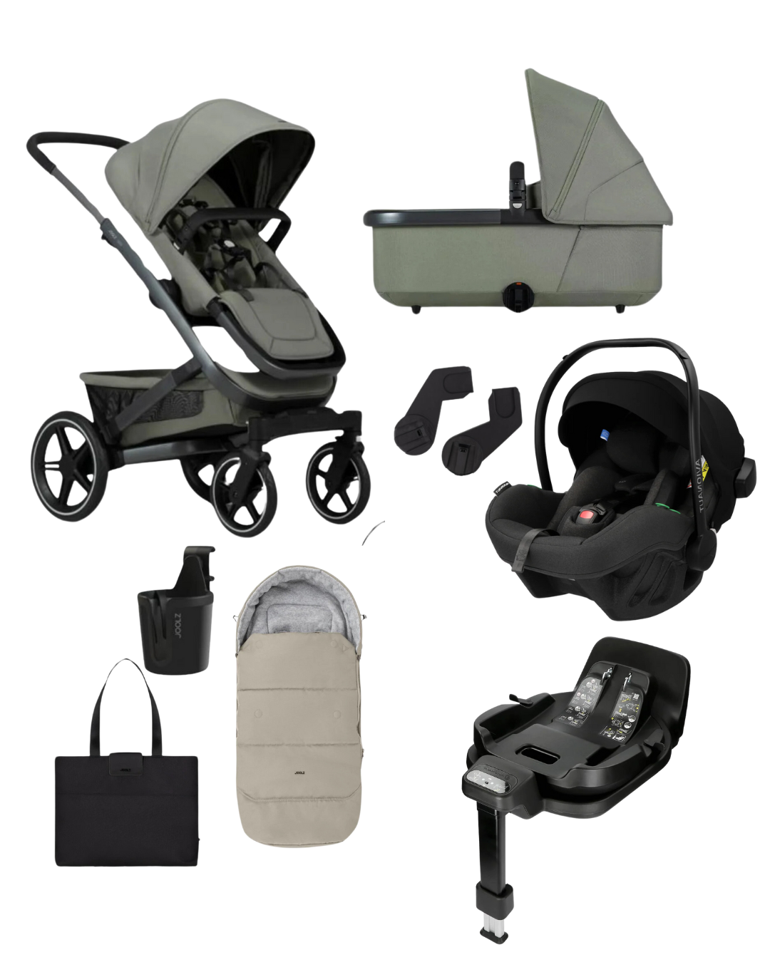 Joolz Geo³ Mono Pushchair Bundle with Avionaut Pixel Pro 2.0C & Orbit IQ Rotating Isofix Base