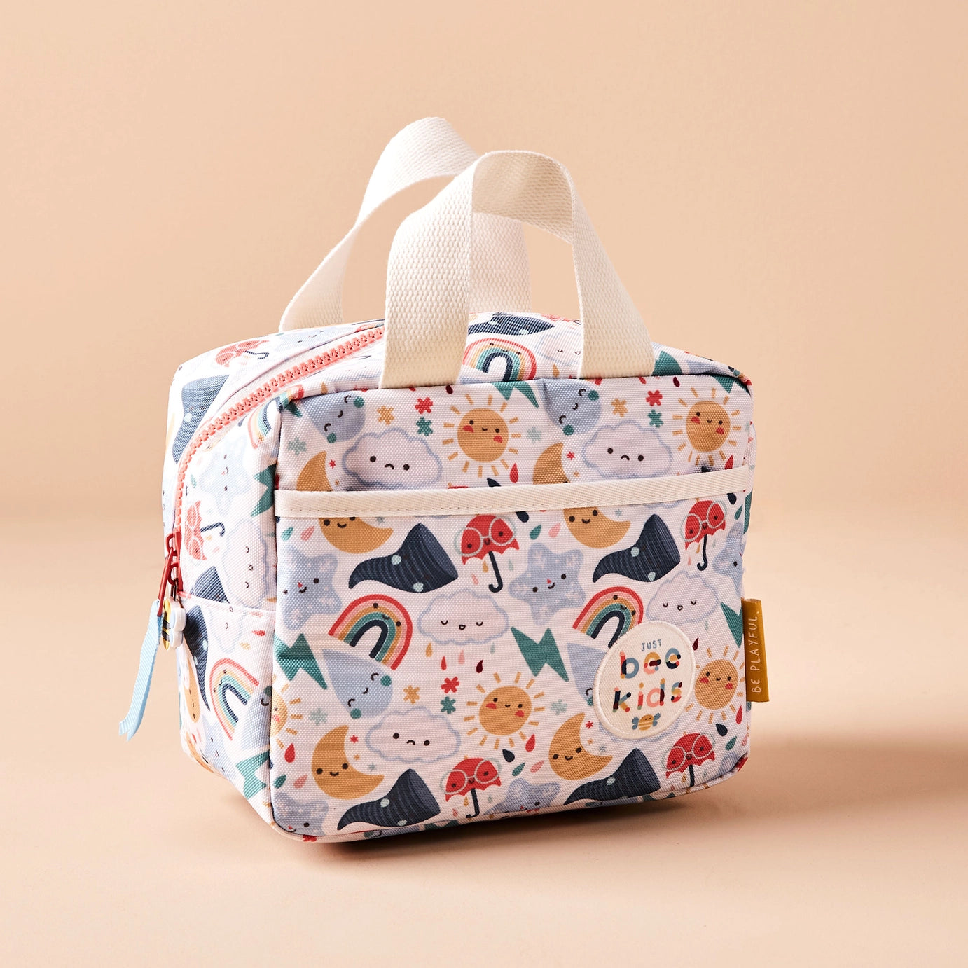 Just Bee Kids Weather Print Insulated Lunch Bag