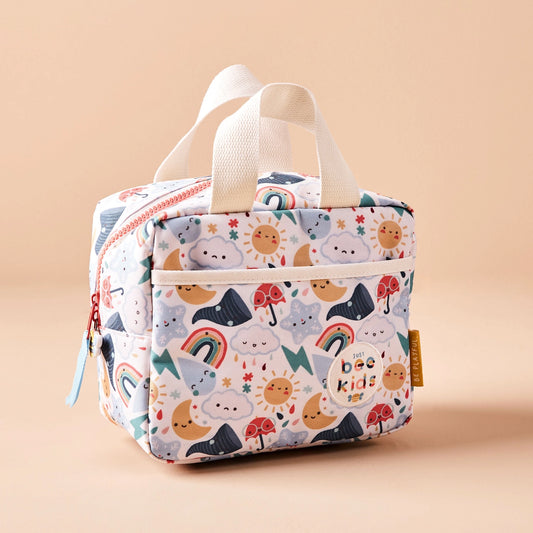 Just Bee Kids Weather Print Insulated Lunch Bag