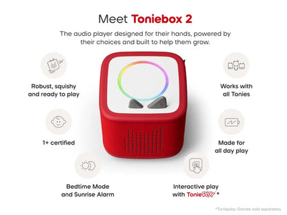 Tonies - Toniebox 2 Starter Set - Sunset Red