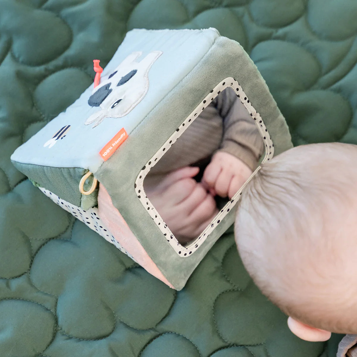 Done By Deer Fold-out Sensory Mirror - Tiny Farm