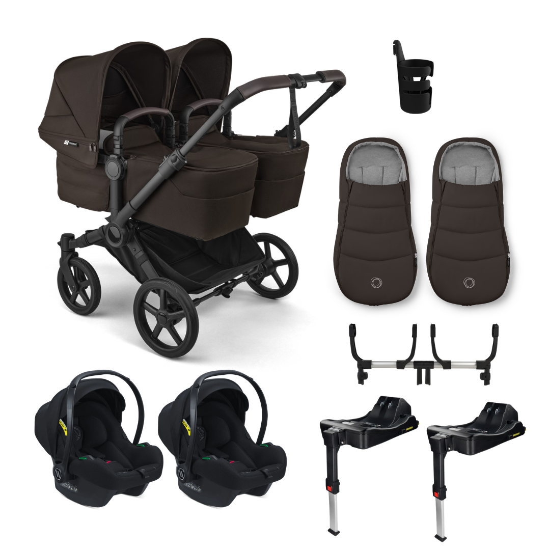 Bugaboo Donkey Twin Complete Bundle with Avionaut Cosmo Smart Travel System