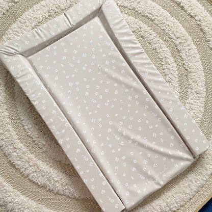 Bobbin and Bumble Baby Changing Mat - Sand Animal Print