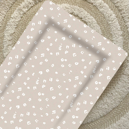Bobbin and Bumble Baby Changing Mat - Sand Animal Print