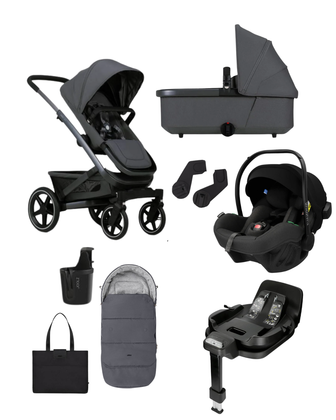 Joolz Geo³ Mono Pushchair Bundle with Avionaut Pixel Pro 2.0C & Orbit IQ Rotating Isofix Base