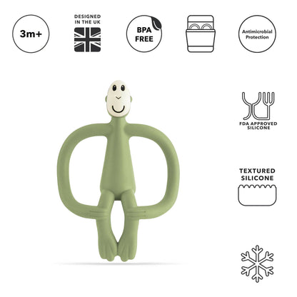 Matchstick Monkey Original Teether - Olive