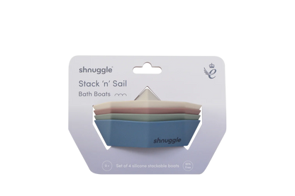 Shnuggle Stack 'n' Sail Bath Boats image 0