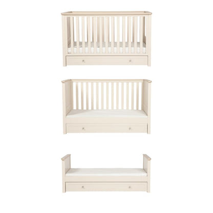 Bebe & Beyond Wanderer 3 Piece Nursery Furniture Set - Cashmere/Oak