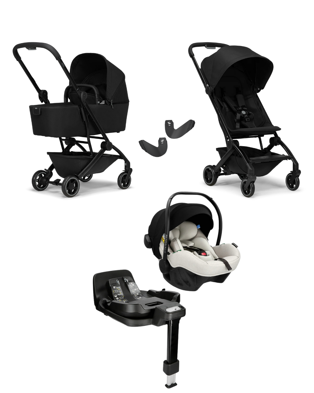Joolz Aer+ with Cot Bundle with Avionaut Pixel Pro 2.0C & Orbit IQ Rotating Isofix Base