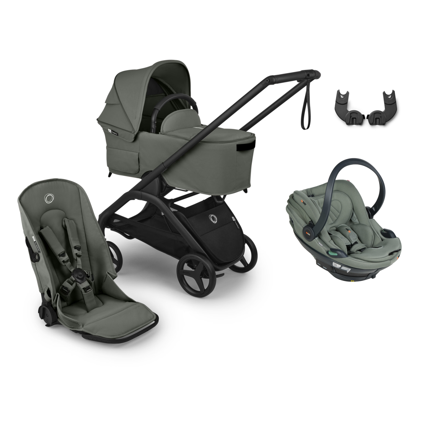 Bugaboo Dragonfly Plus Bundle with BeSafe Go Beyond 2 Travel System