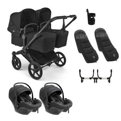 Bugaboo Donkey 6 Twin Complete Bundle with Avionaut Pixel 3 Travel System