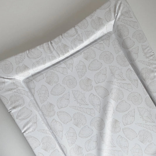 Bobbin and Bumble Baby Changing Mat - Seashell